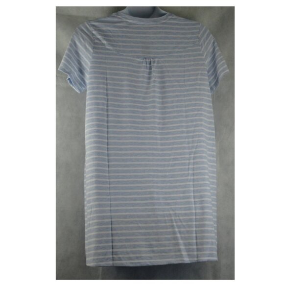 Tommy Hilfiger Women's Short-Sleeve Sleepshirt Loungewear, Blue Stripe, XL - Picture 2 of 2